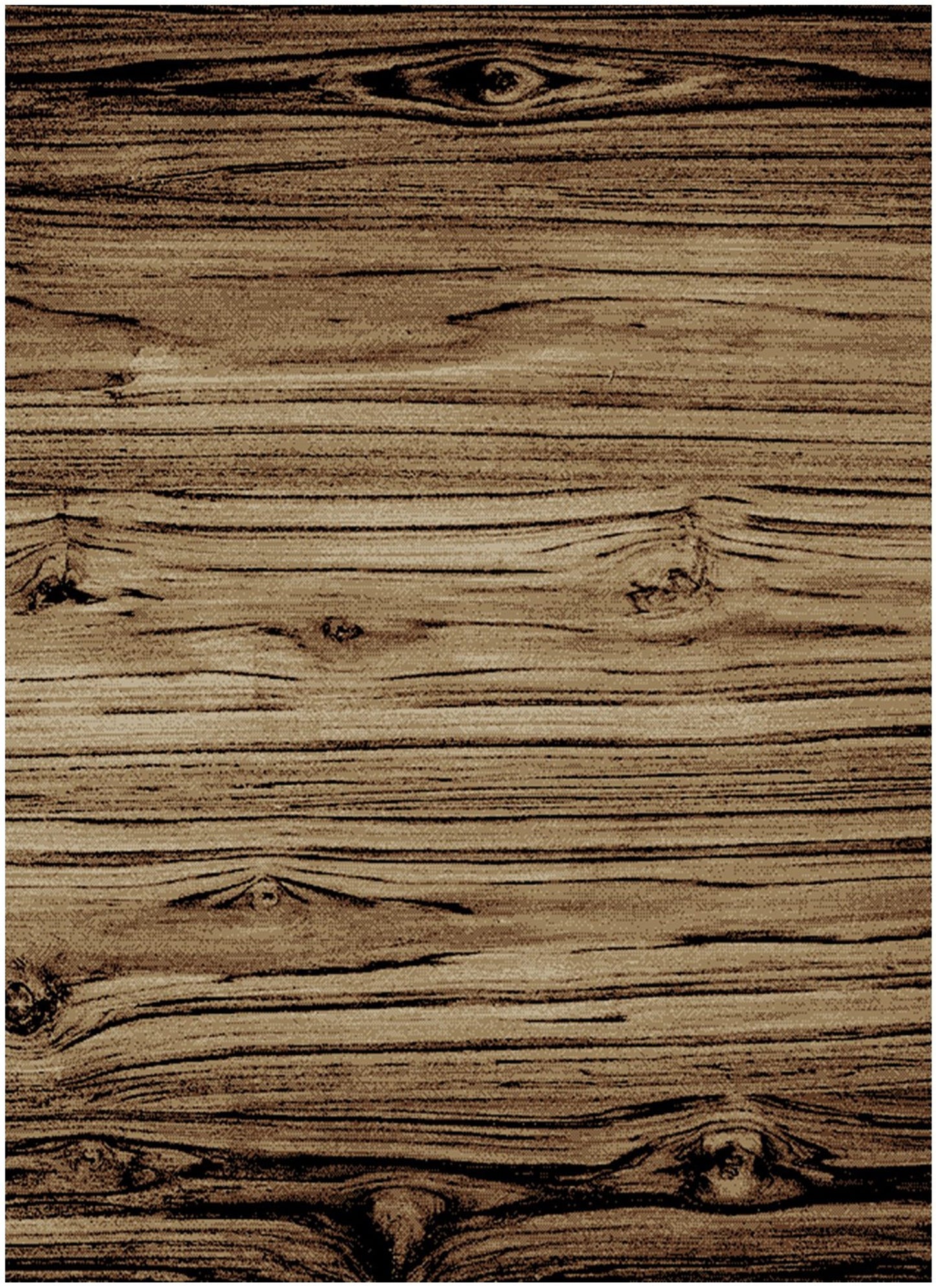 American Destinations Lumberton Brown 5'3"x7'3" Area Rug | 100% Polypropylene | Machine Loomed | 10 mm pile height