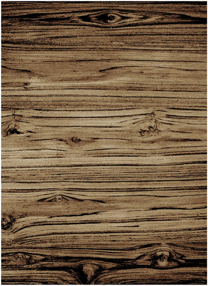 American Destinations Lumberton Brown 5'3"x7'3" Area Rug | 100% Polypropylene | Machine Loomed | 10 mm pile height