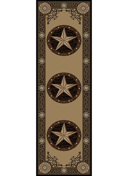 American Destinations Arlington Black 5'3"x7'3" Area Rug | 100% Polypropylene | Machine Loomed | 10 mm pile height
