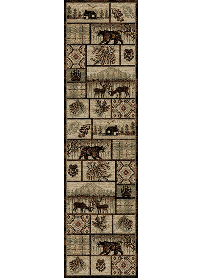 American Destinations Keystone Multi 5'3"x7'3" Area Rug | 100% Polypropylene | Machine Loomed | 10 mm pile height