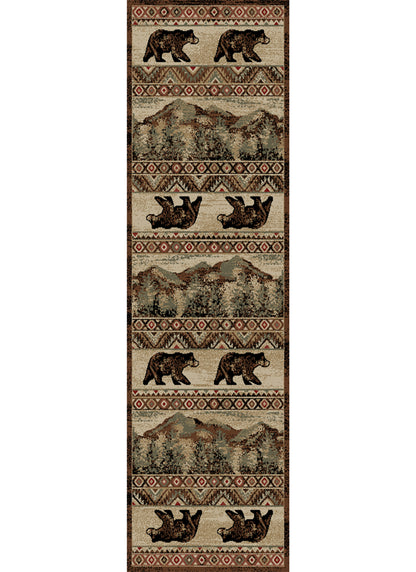 American Destinations Sunset Gap Multi 7'10"x9'10" Area Rug | 100% Polypropylene | Machine Loomed | 10 mm pile height
