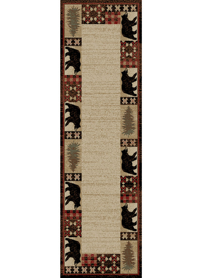 American Destinations Edgewood Multi 2'3"x3'3" Area Rug | 100% Polypropylene | Machine Loomed | 10 mm pile height