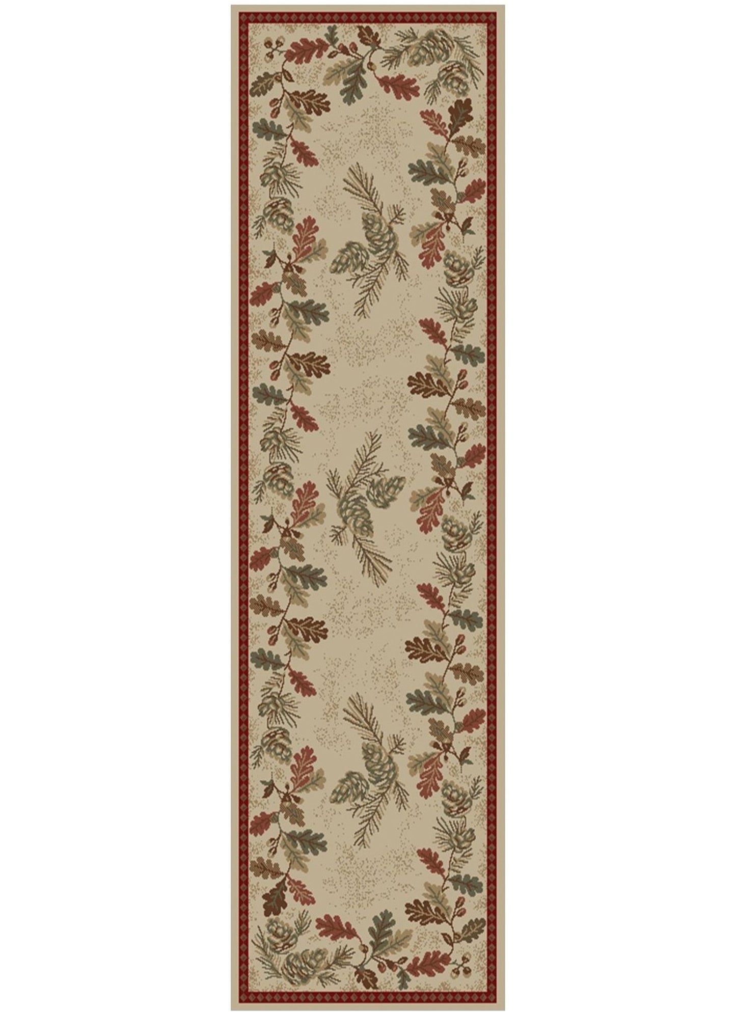 American Destinations Oak Mountain Multi 5'3"x7'3" Area Rug | 100% Polypropylene | Machine Loomed | 10 mm pile height