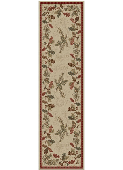American Destinations Oak Mountain Multi 5'3"x7'3" Area Rug | 100% Polypropylene | Machine Loomed | 10 mm pile height
