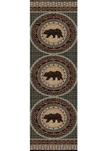 American Destinations Asheville Multi 7'10"x9'10" Area Rug | 100% Polypropylene | Machine Loomed | 10 mm pile height