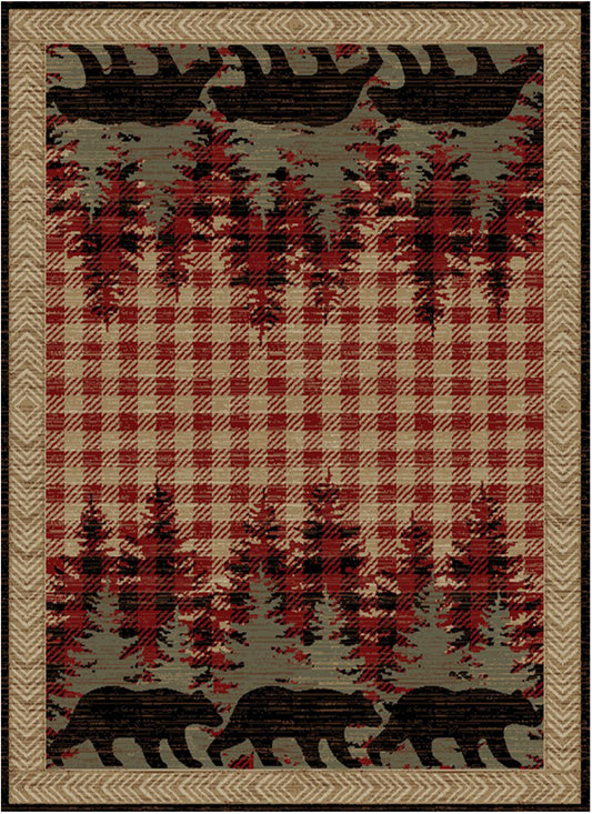 American Destinations Blowing Rock Antique 2'3"x7'7" Area Rug | 100% Polypropylene | Machine Loomed | 10 mm pile height