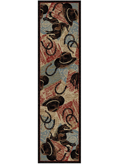 American Destinations Ladera Ranch Multi 5'3"x7'3" Area Rug | 100% Polypropylene | Machine Loomed | 10 mm pile height