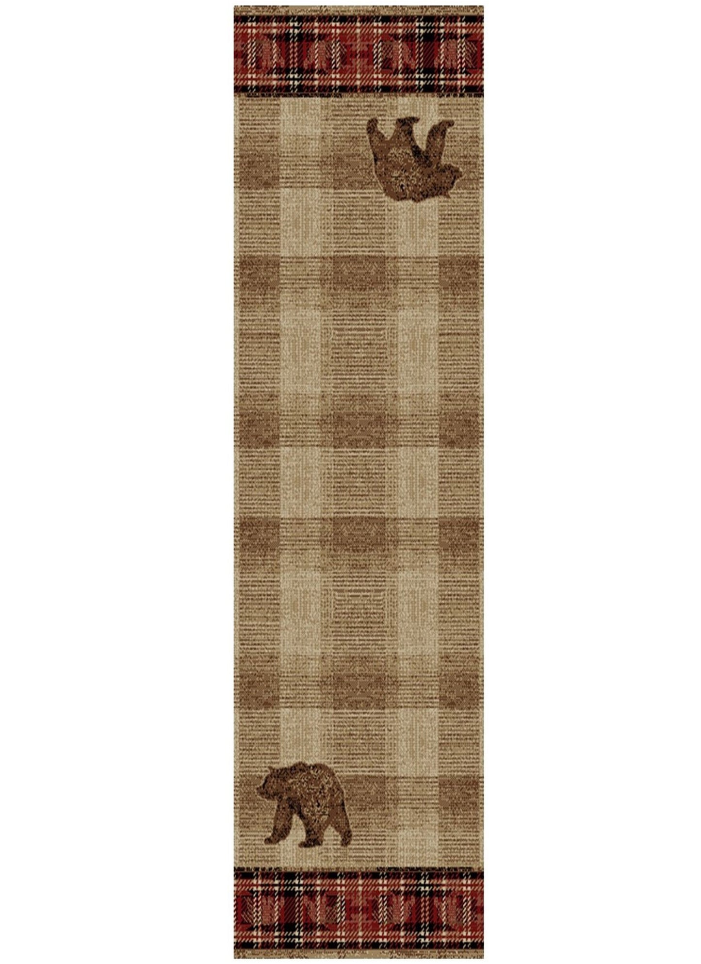 American Destinations Rocky Point Antique 7'10"x9'10" Area Rug | 100% Polypropylene | Machine Loomed | 10 mm pile height