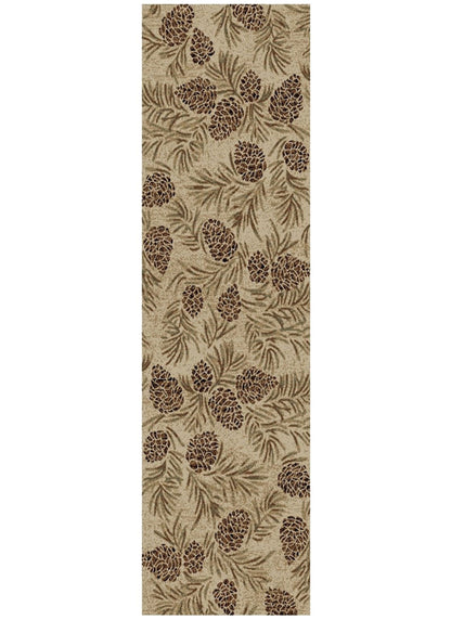 American Destinations Pine Grove Antique 7'10"x9'10" Area Rug | 100% Polypropylene | Machine Loomed | 10 mm pile height