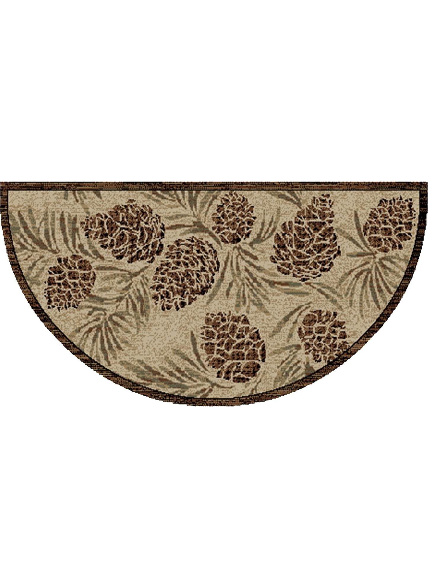 American Destinations Pine Grove Antique 2'x3'8" Wedge Area Rug | 100% Polypropylene | Machine Loomed | 10 mm pile height