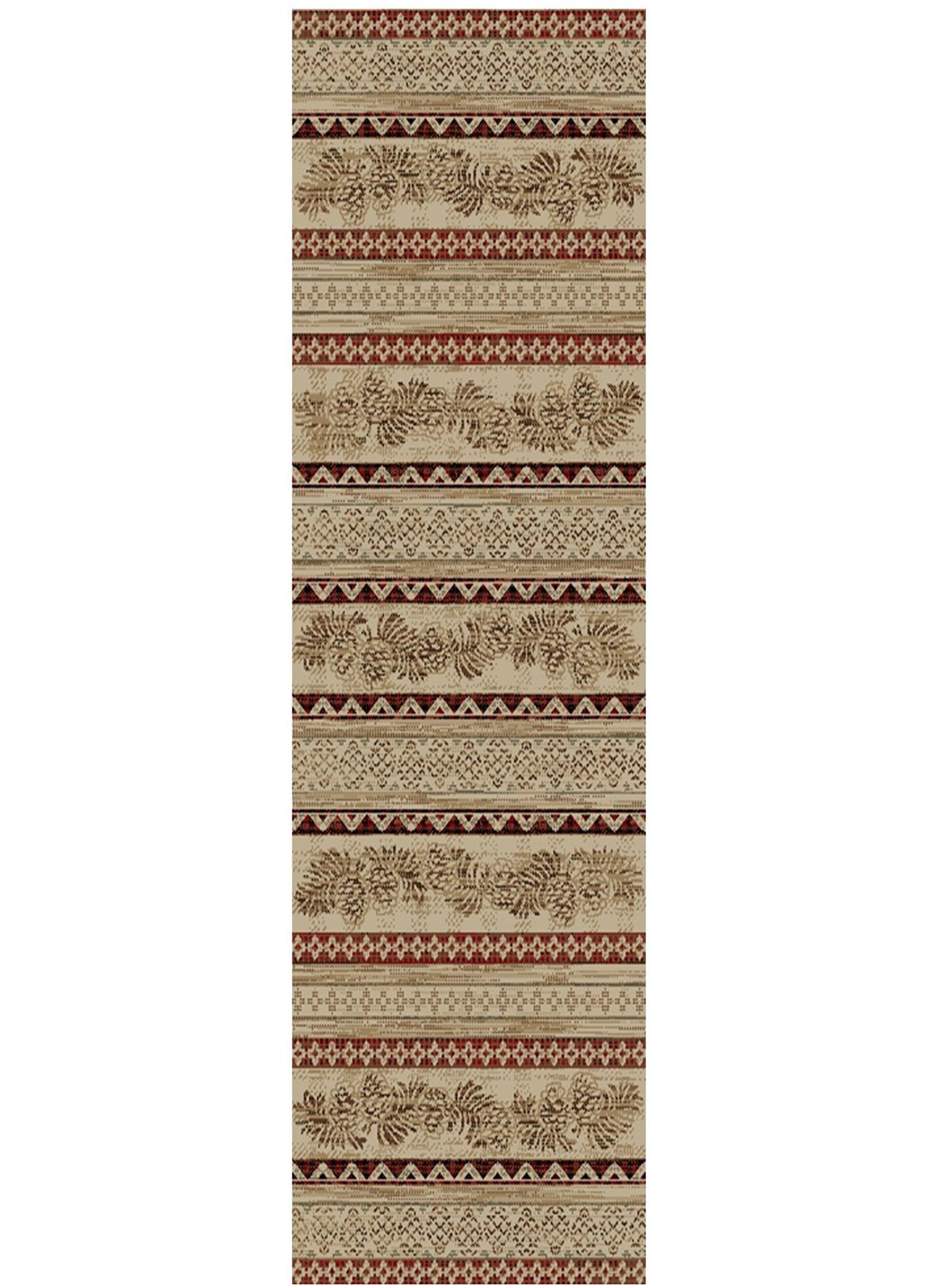 American Destinations Pineview Antique 7'10"x9'10" Area Rug | 100% Polypropylene | Machine Loomed | 10 mm pile height