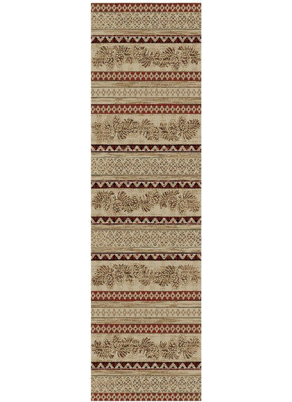 American Destinations Pineview Antique 2'3"x3'3" Area Rug | 100% Polypropylene | Machine Loomed | 10 mm pile height
