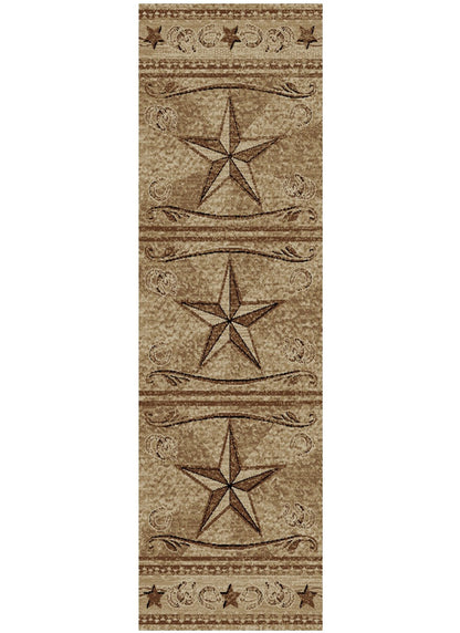American Destinations Abilene Antique 2'3"x7'7" Area Rug | 100% Polypropylene | Machine Loomed | 10 mm pile height