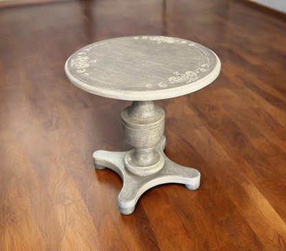 Saint-Antonin-Sur-Bayon Round Counter Height Table In Walnut, Compact 32-Inch Design