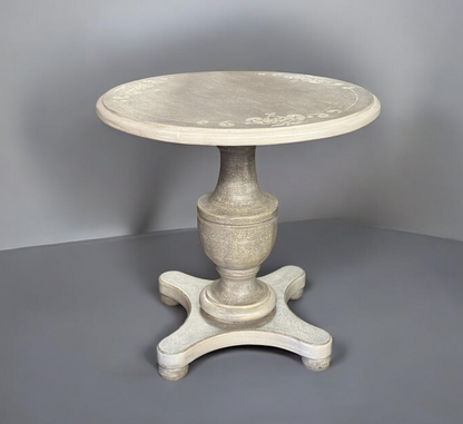 Saint-Antonin-Sur-Bayon Round Counter Height Table In Walnut, Compact 32-Inch Design