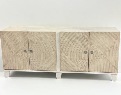 Valoria Crest Ivory Dining Room Buffet Table 20 x 84 x 36