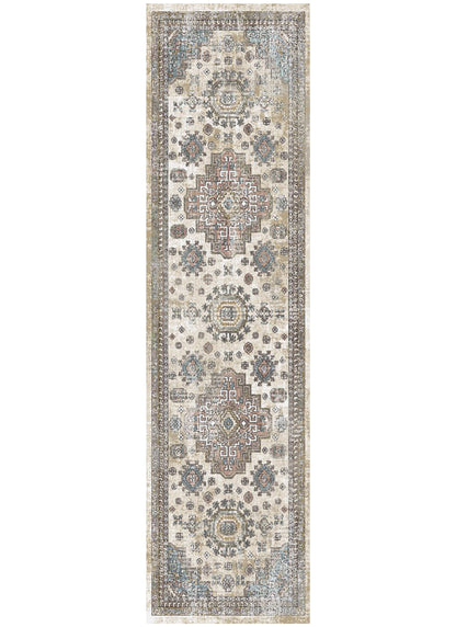 Athens Tripoli Taupe 9'2"x12'6" Polyester Machine Loomed Area Rug 12mm pile height