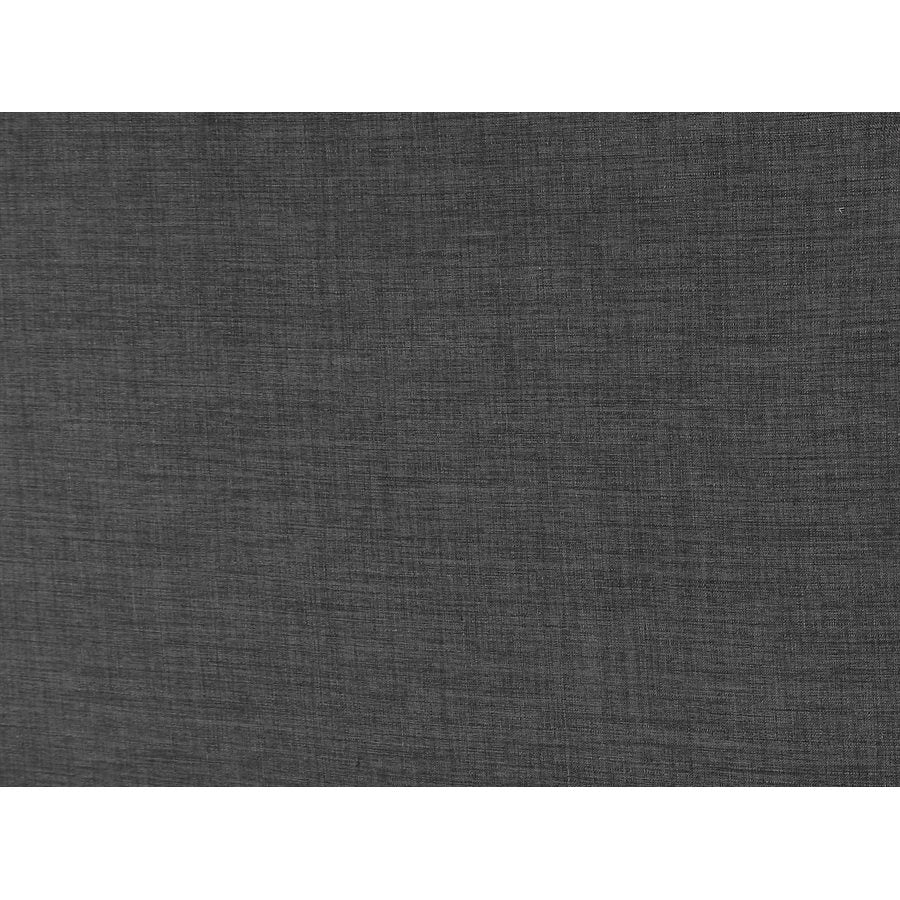 MADISON Complete Upholstered King Bed; Charcoal