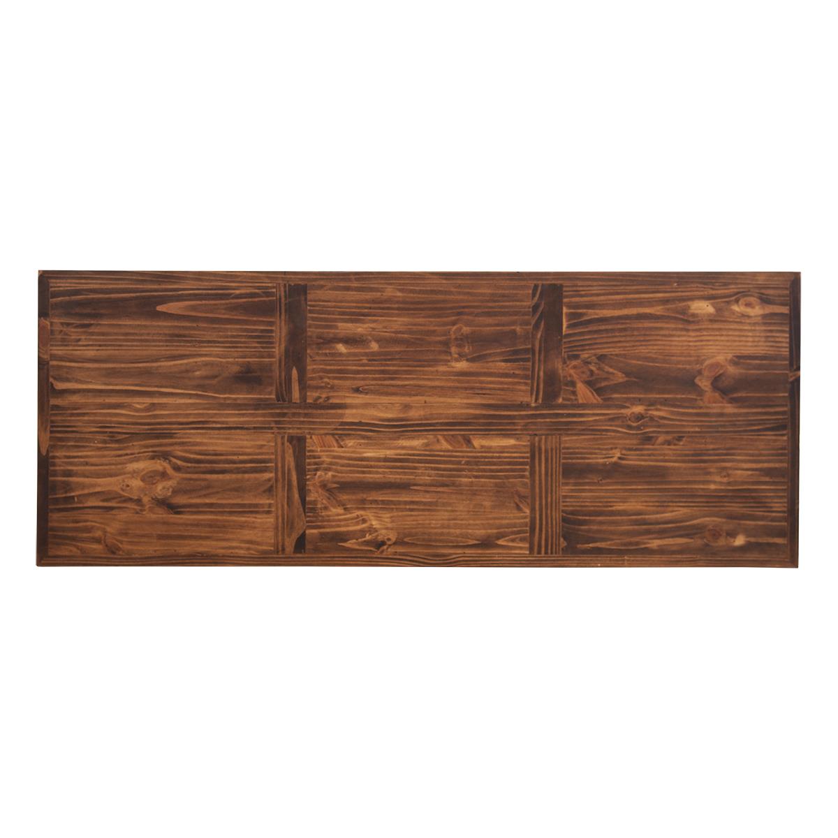 Motor City Wooden Home Bar with Hand-Carved Bull Horns and Built-in WHITE Ford Truck Tailgate 76"x24"x42", Rustic, Western