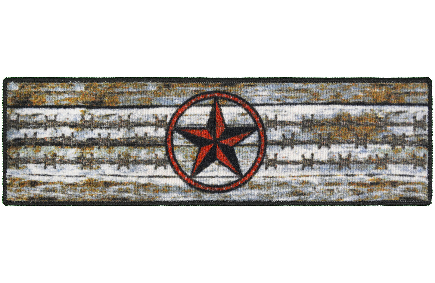 Cozy Cabin - Barn Star - 9x30" Washable ; (Pack of 13), Made in the USA, 8mm pile height