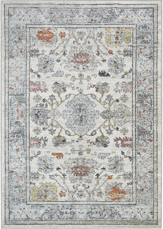 Barcelona Dorset Ivory 9'2"x12'10" 100% Polypropylene Machine Loomed Area Rug 13mm pile height