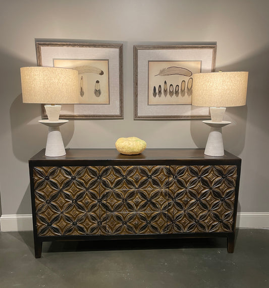 Belvedere Verona Espresso Dining Room Buffet Table - 18.5 x 72 x 36