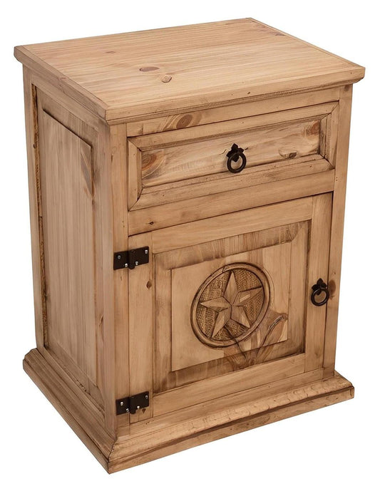 Iron Mountain Nightstand With Star (Left)