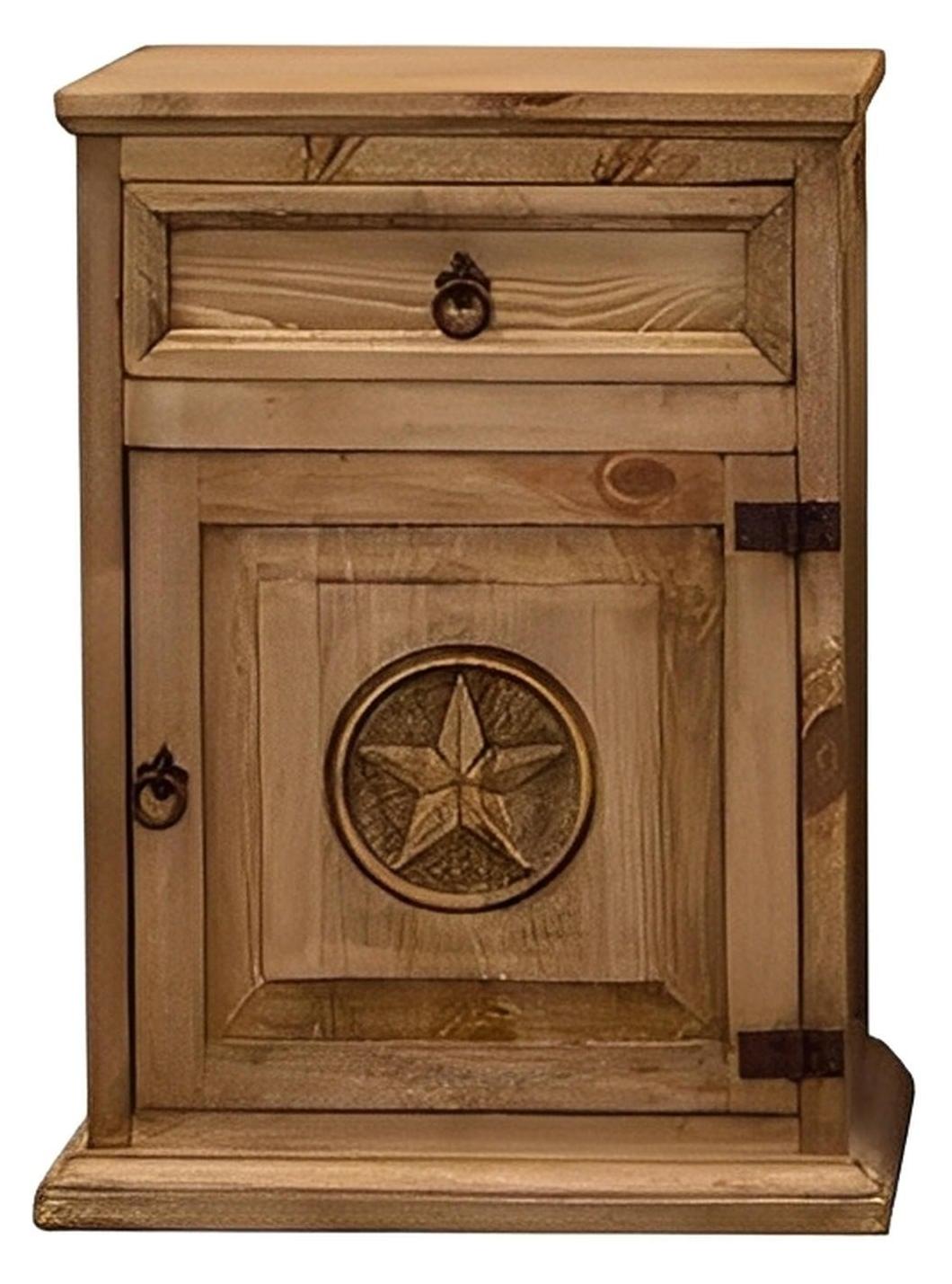 Iron Mountain Nightstand With Star (Right)