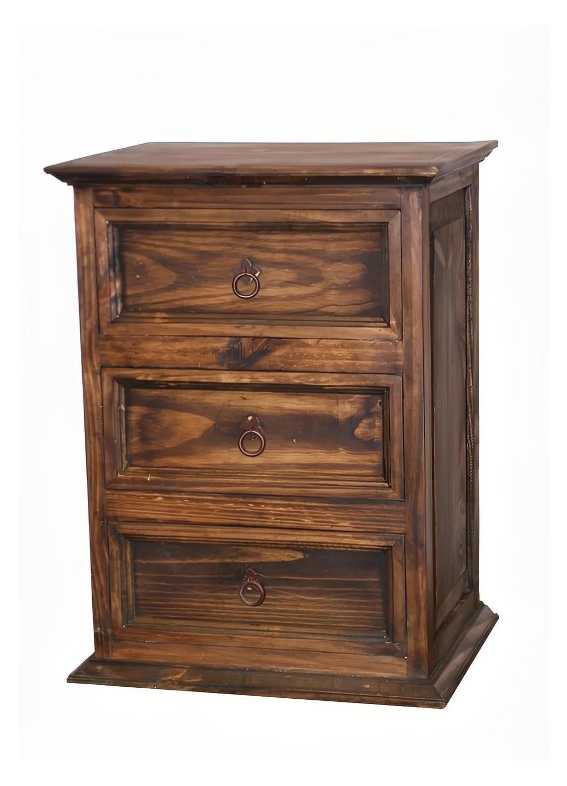 Pine Plains 3 Drawer Nightstand