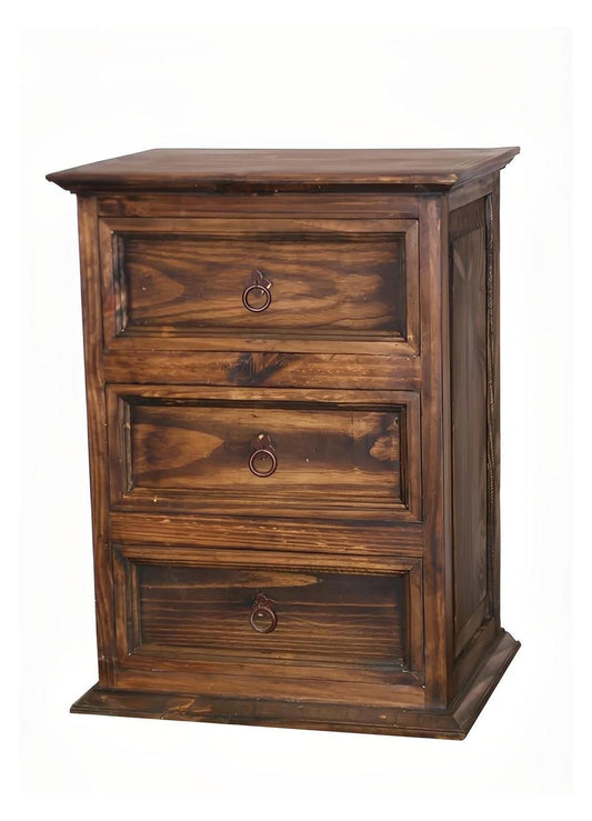 Pine Plains 3 Drawer Nightstand