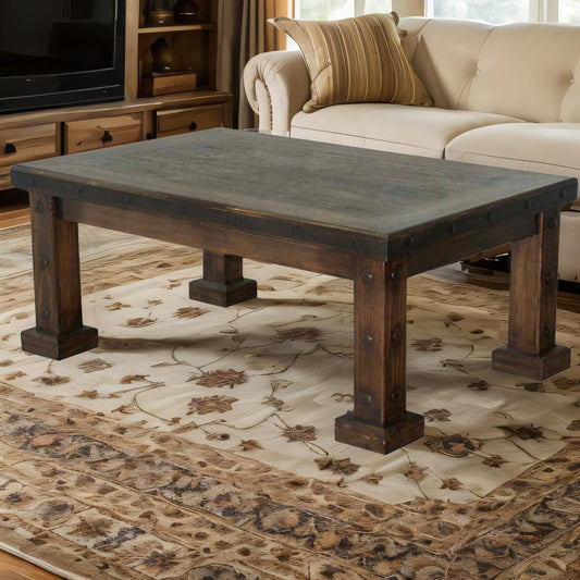 Whiskey River Rustic Coffee Table | 20 x 31 x 47