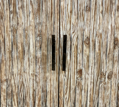 Petit Thouars Handmade Weathered Oak Dining Room Buffet Table 18x78x36 European Craft