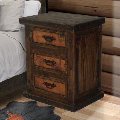 Goat Hill Nightstand With Copper Drawers