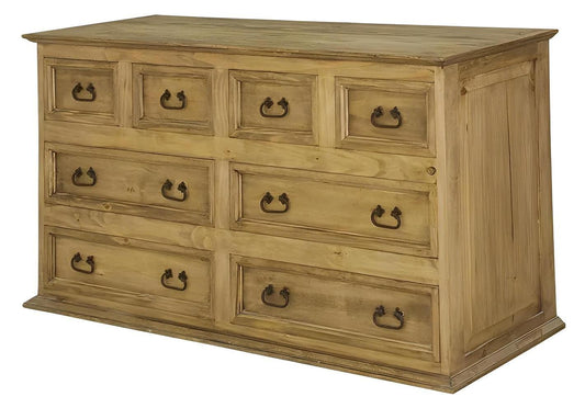Painted Basin 65" Dresser 8-Drawers