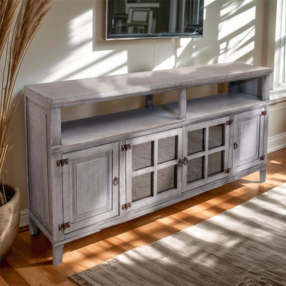 Del Rio Basin 72" Gray Tv Stand