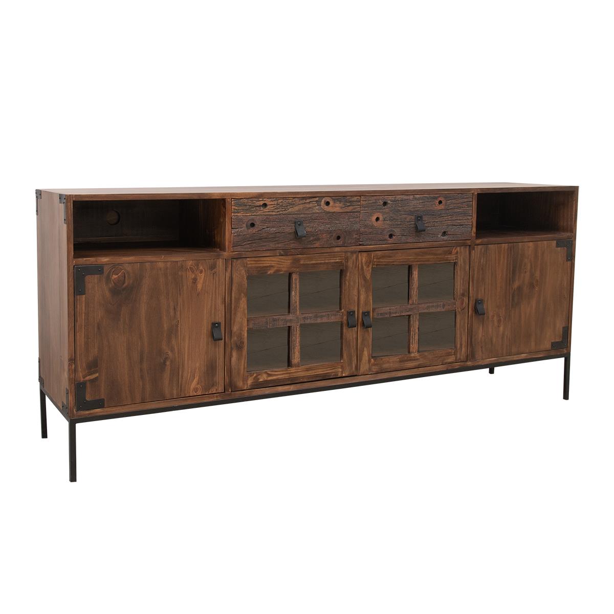 Lost Canyon Dark Walnut 84" Tv Stand / Media Console