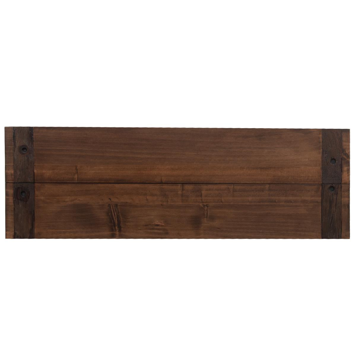 Mineral Canyon Dark Walnut Trunk Console with Open Top