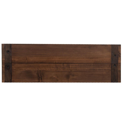 Mineral Canyon Dark Walnut Trunk Console with Open Top