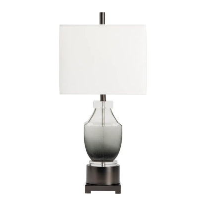 Elnath of Kennebec Bay Table Lamps (2-Pack), Grey, Contemporary