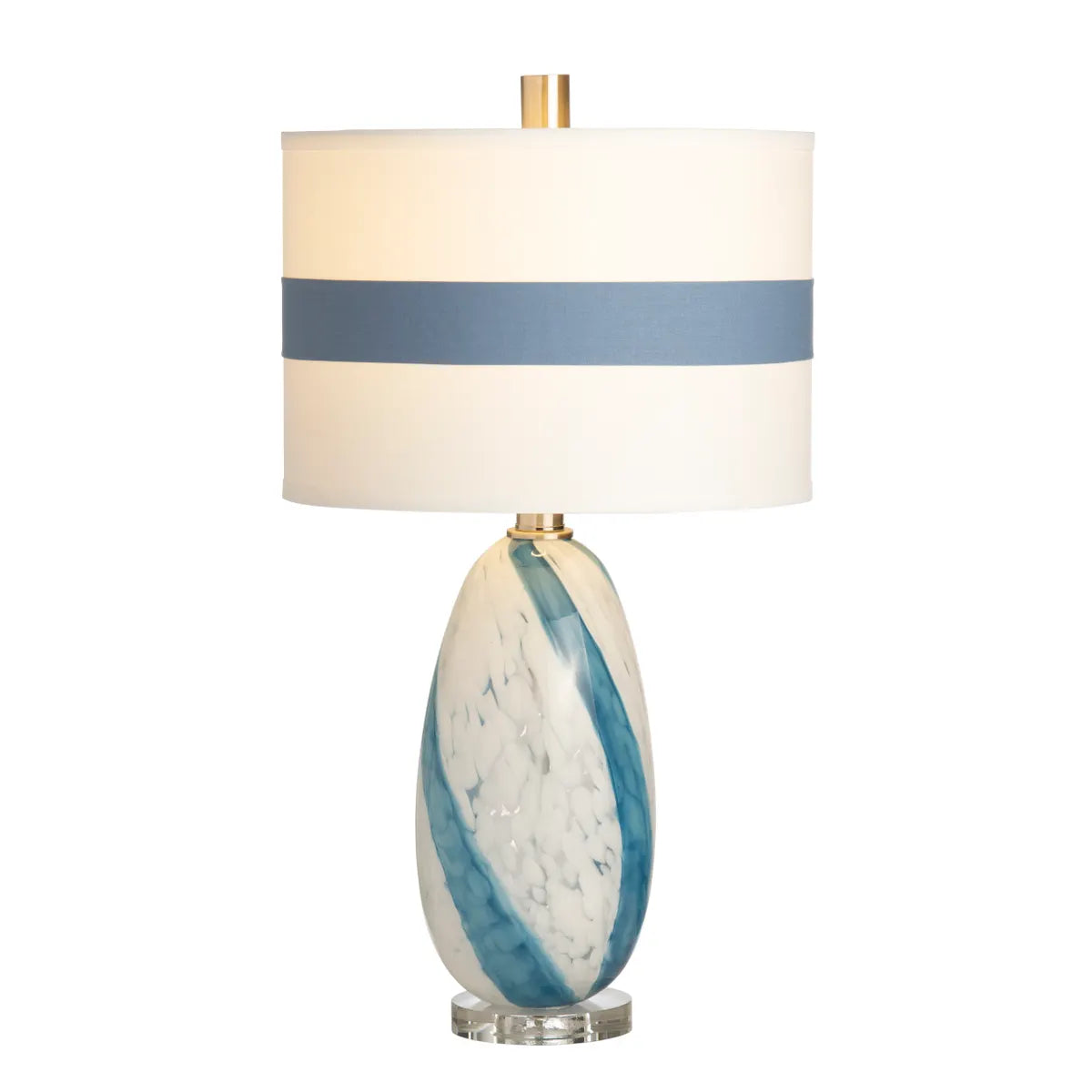 Atlas of Cedar Hill Table Lamps (2-Pack), Blue, Coastal