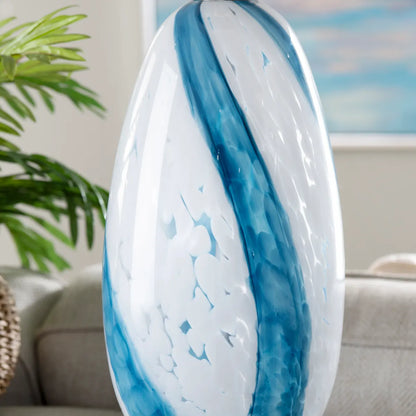 Atlas of Cedar Hill Table Lamps (2-Pack), Blue, Coastal