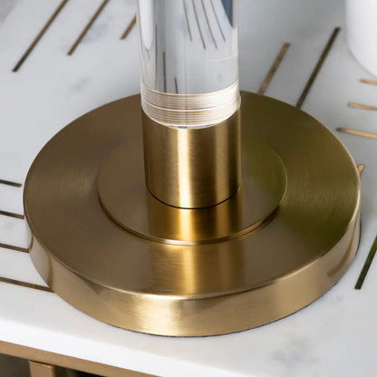 Sheratan of Saratoga Table Lamps (2-Pack), Gold, Contemporary