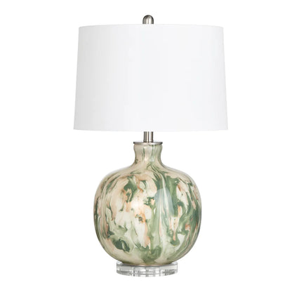 Wasat of Sand Hill Table Lamps (2-Pack), Green, Transitional