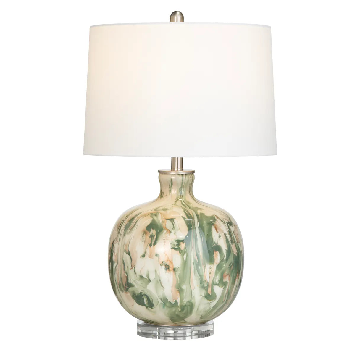 Wasat of Sand Hill Table Lamps (2-Pack), Green, Transitional
