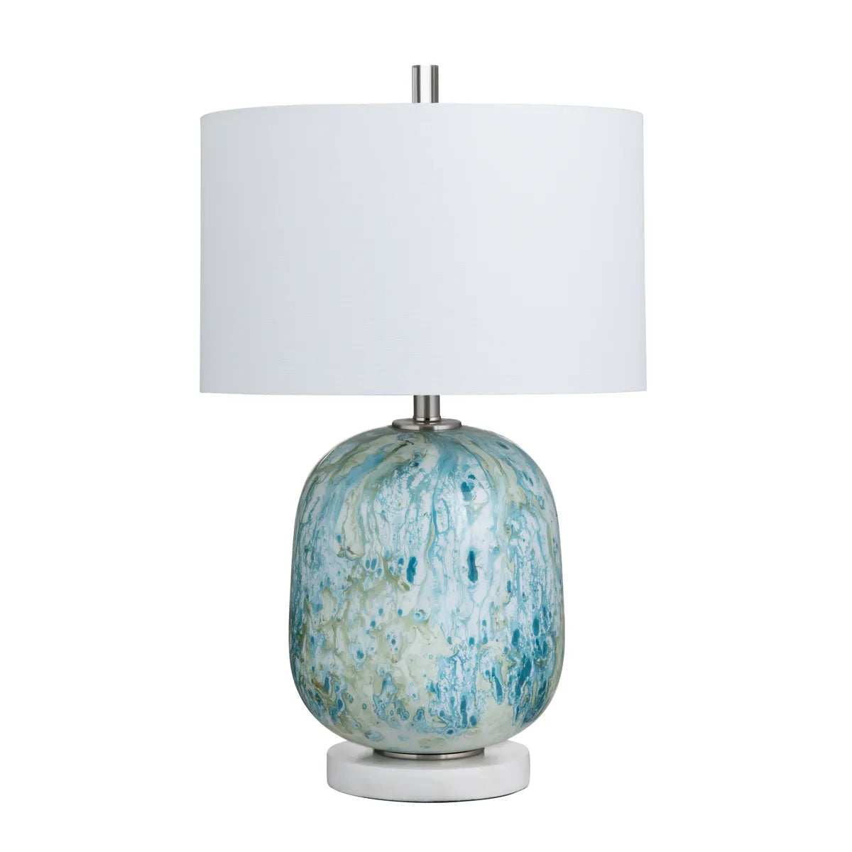 Saida of Hollis Table Lamps (2-Pack), Blue, Transitional