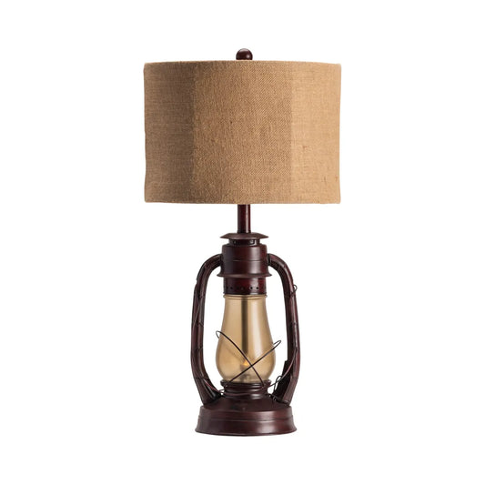 Mirfak of Granite Point Table Lamps (2-Pack), Red, Rustic