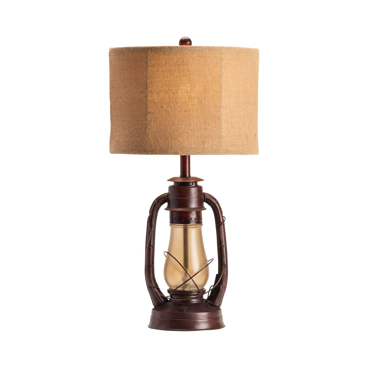 Mirfak of Granite Point Table Lamps (2-Pack), Red, Rustic