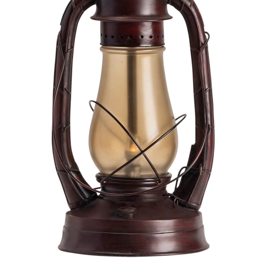 Mirfak of Granite Point Table Lamps (2-Pack), Red, Rustic