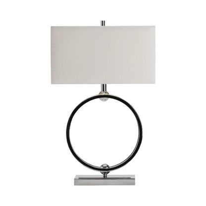 Scheat of Kennebec Bay Table Lamps (2-Pack), Silver, Contemporary