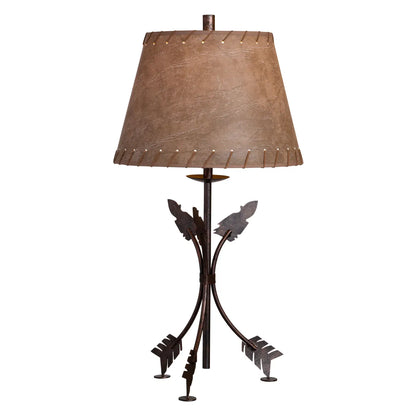 Zubeneschamali of Willow Springs Table Lamps (2-Pack), Bronze, Rustic